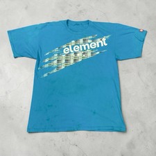 Vintage Element Skateboards Thrashed Faded Medium T-Shirt Made In USA Y2K