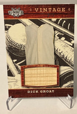 2025 Leaf Lumber - Game Used Lumber Vintage Relics Dick Groat #GLV-2 Black 2/3