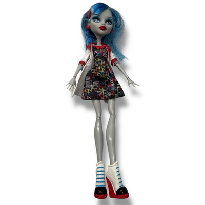 #ad 2008 Mattel Monster High Ghoulia Yelps Mad Science Doll W Clothes $40.00