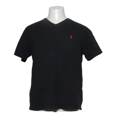 Polo Ralph Lauren, T-shirt, Größe: M, Schwarz, Einfarbig, Herren #CzF