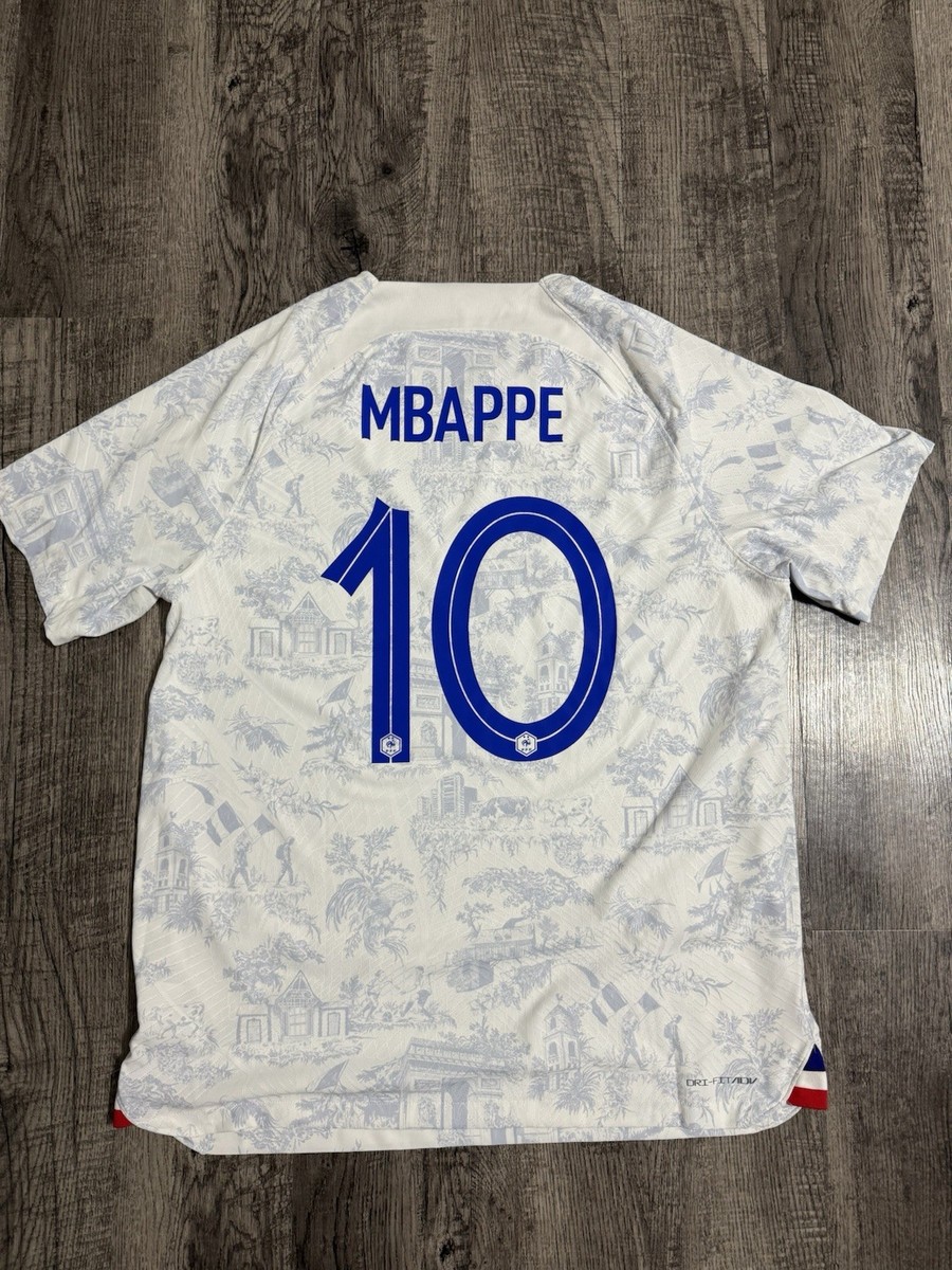 Kylian Mbappe France Nike 2024 Away Jersey Dri-Fit ADV Size XL
