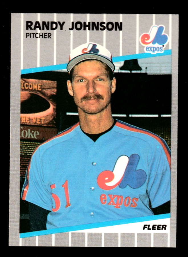 1989  FLEER  Randy Johnson #381 RC