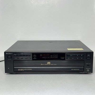 Sony CDP-C315 CD Player, 5 Disc Carousel Changer, No Remote, Cleaned & Tested