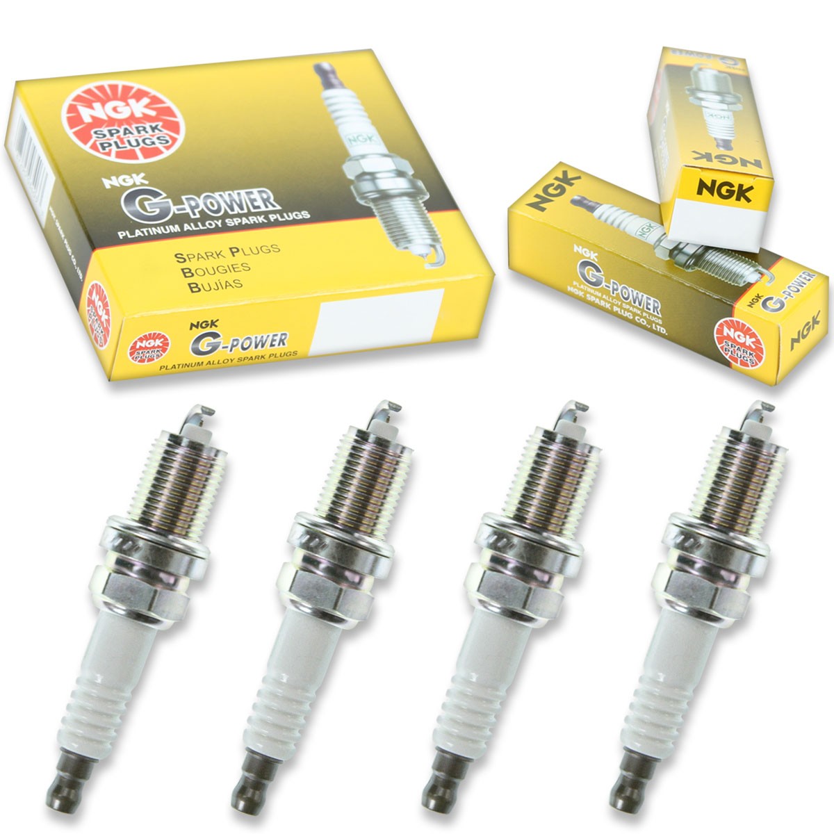 4 pcs NGK G-Power Spark Plugs for 1982 Mercury LN7 1.6L L4 - Engine Kit Set wk