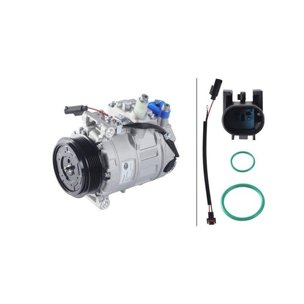 Hella Kompressor, Klimaanlage 8FK 366 201-851 >>> Easy2Fit <<< FüR MERCEDES-BENZ-image