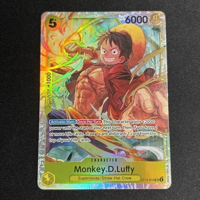 ルフィ SR [ST13-015] 2nd ANNIVERSARY SET Monkey.D.Luffy ST13-015 - One Piece TCG - SR Foil Near-Mint Super