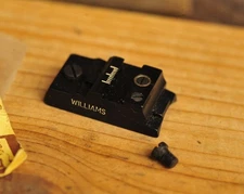 Williams Rear Sight Base and Elevation Slide  Large Base RADII .830-.930 (NOS)