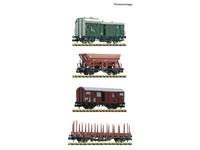 Fleischmann 6660119 - Personenwagen Set GüTerzug Db Ep.Iii 4-Teilig - Spur N