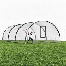 Portable Baseball  Softball Batting Cage Net 22x12x8ft 30x12x8 for Backyard