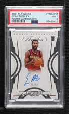 2021-22 Panini Flawless Rookie 22/25 Evan Mobley #FRA-EVM PSA 9 MINT Auto 3d3
