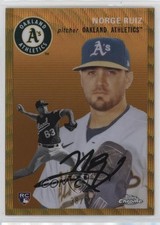 2023 Topps Chrome Platinum Anniversary Gold Wave Refractor 38/50 Norge Ruiz 4g8