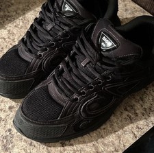 Dior B30 Mens Black stone island Low Top Lace...