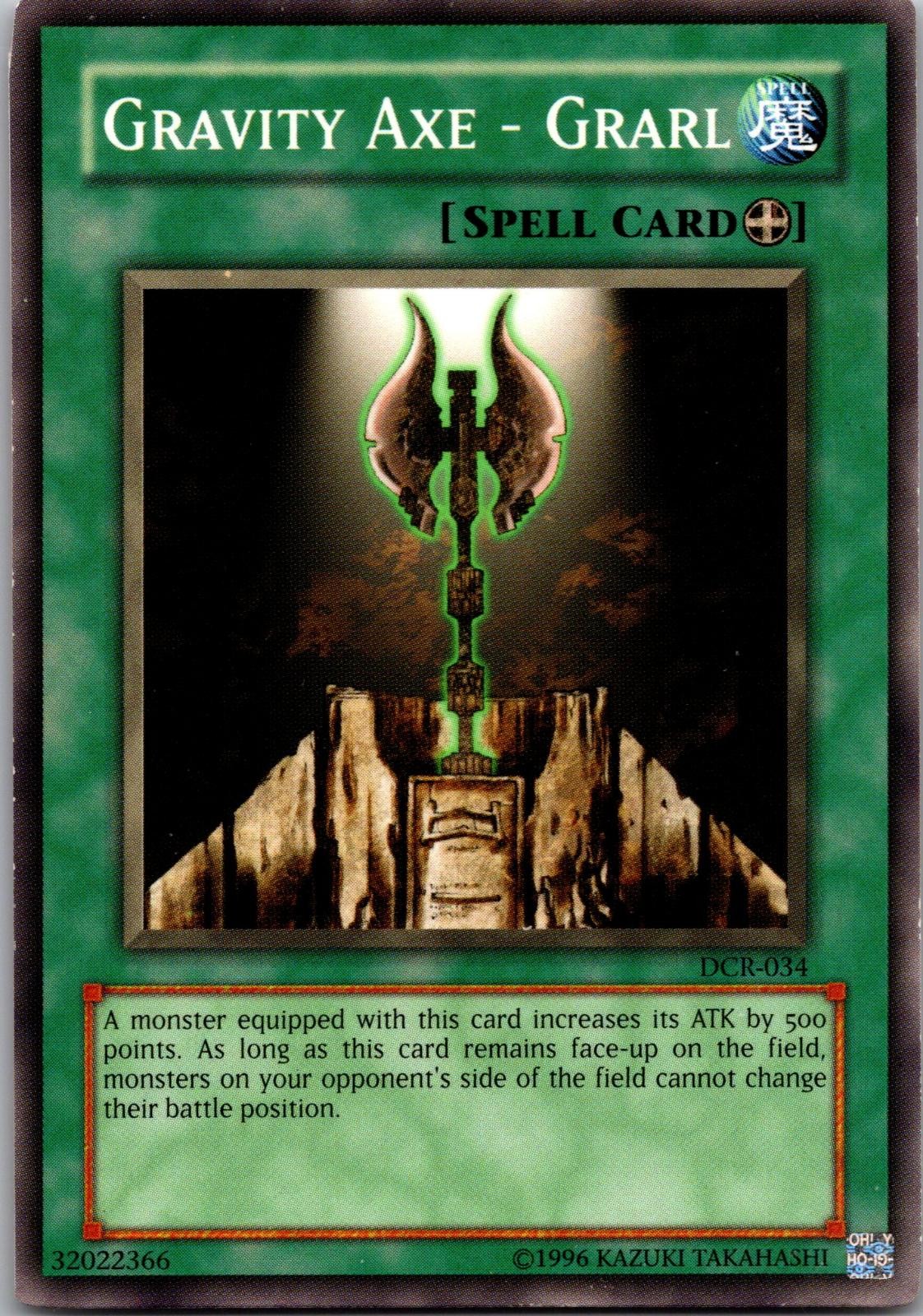 Gravity Axe - Grarl DCR-034 Common / Short Print Dark Crisis Yu-Gi-Oh LP