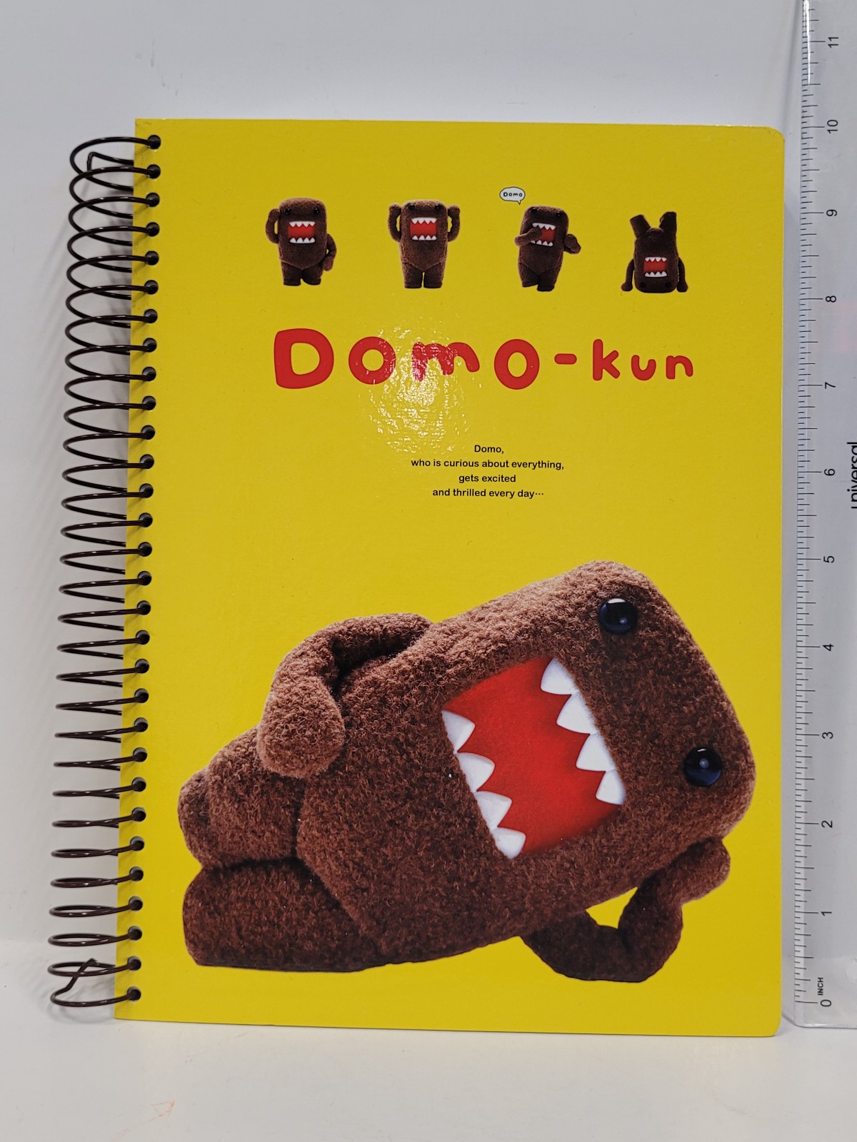 Notebook - Domo Kun DomoKun Hard-Cover Diary Journal Lined Book 10" NEW YELLOW-2