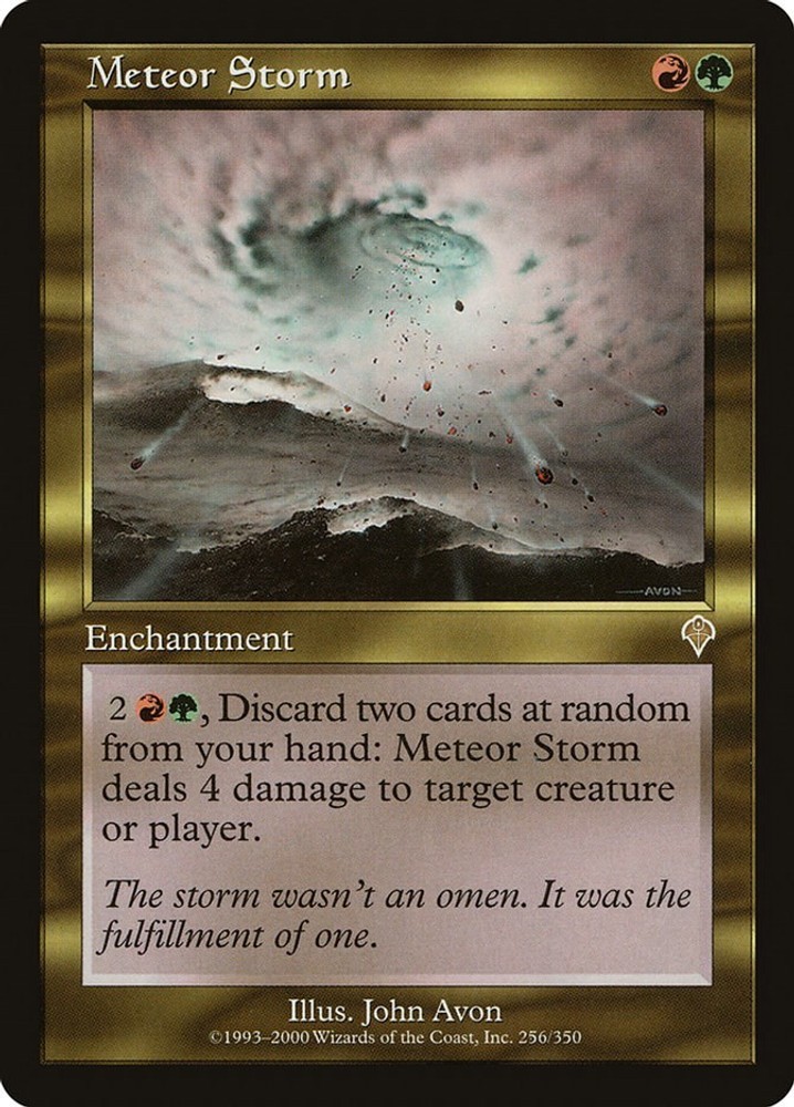 Meteor Storm Invasion MTG 256 LP