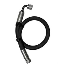 1/4” Hydraulic Hose Assembly – #6 JIC Female  (Straight/90°) Swivels, 5800 PSI