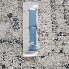 Blue Silicone Strap for Smart Watch 38mm/40mm M/L Replacement Band