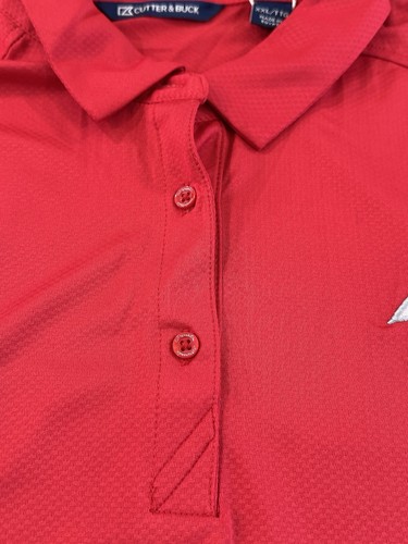 Atlanta Falcons Cutter & Buck Textured Stretch Short Sleeve Polo~NWT~2XL~$60 - Picture 8 of 11