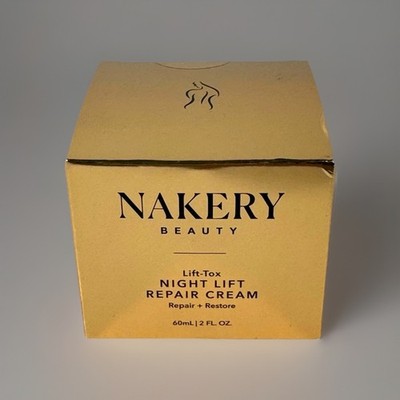 Nakery Beauty Lift-Tox Night Lift Repair Cream 2fl oz Brand New Sealed