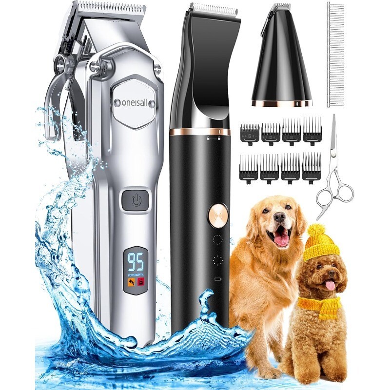 Cordless Low Noise Dog Grooming Kit