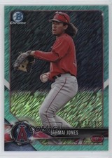 2018 Bowman Chrome Prospects Aqua Shimmer Refractor 123/125 Jahmai Jones qf6