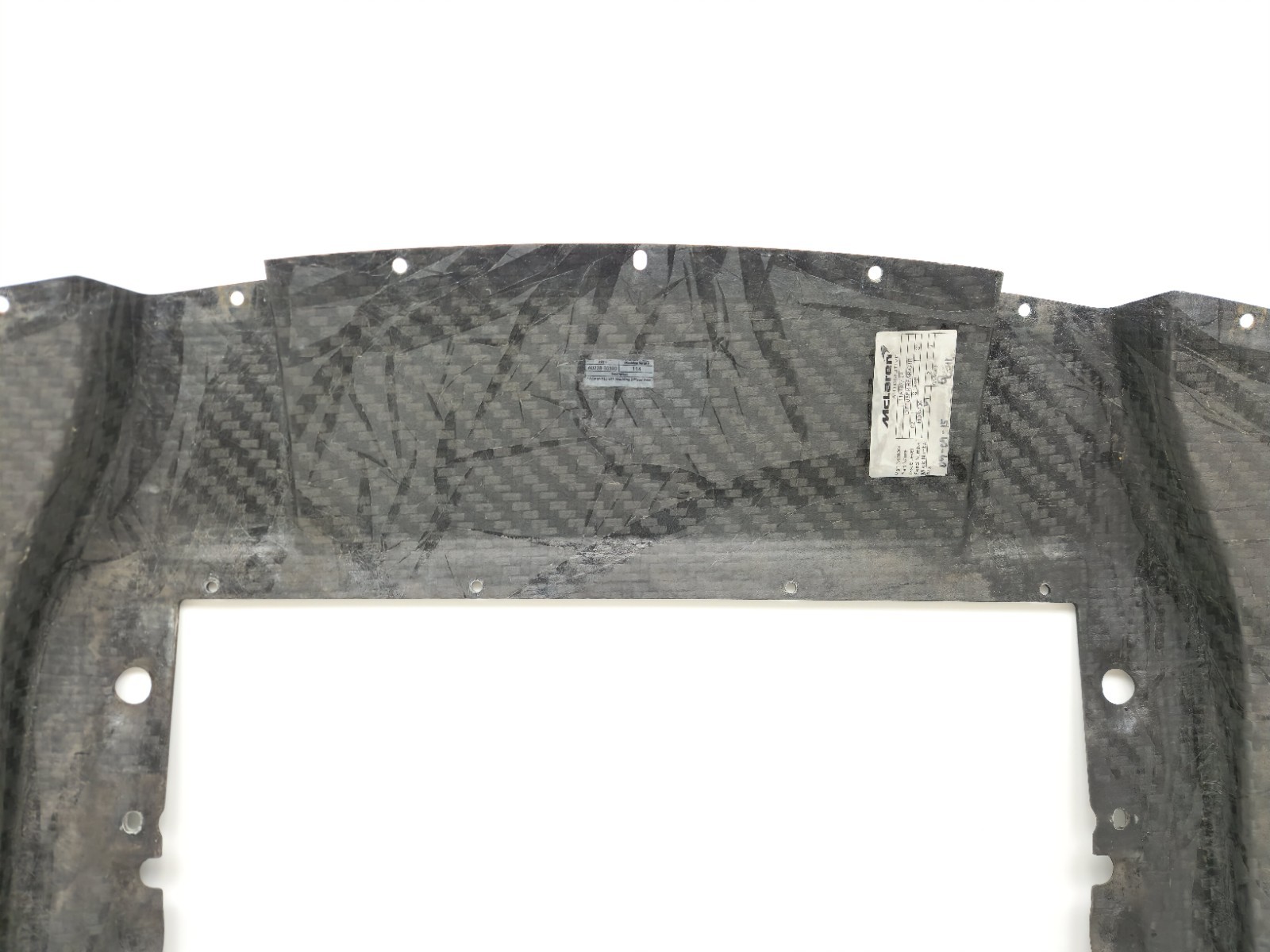2015-2017 MCLAREN 675LT REAR BUMPER UNDER DIFFUSER CARBON FIBER 11A7977RP OEM