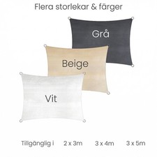 Voile d'ombrage rectangulaire