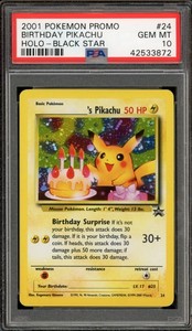 Birthday Pikachu Psa 10 for sale | eBay