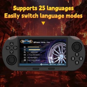 New SF3000 Retro Game Handheld Console Player Emulator 4.5 Inch With 20000 Games