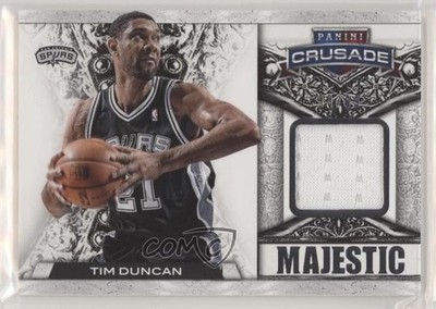 2013-14 Panini Crusade Majestic Memorabilia /99 Tim Duncan #57 HOF 7y2