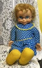 Vtg 1967 Mattel Mrs Beasley Doll with Bib Apron Pull String Works BUT No Talking