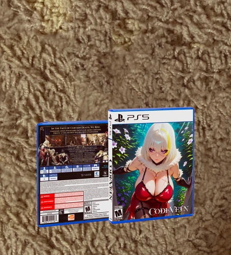 Code Vein PS5 CUSTOM COVER ART & CASE - NO GAME