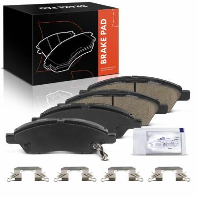 4Pcs Front Ceramic Brake Pads for Nissan Micra 2015-2019 Versa Note 14-19 Versa