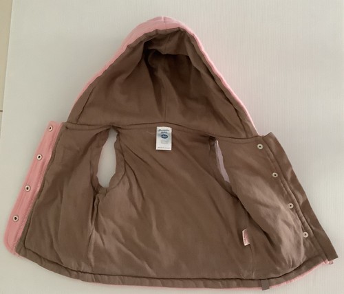 Pumpkin Patch Baby Girls Zip Front Pink Hooded Vest Size 6-9 Months Pink - Picture 5 of 7