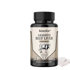 Desiccated Beef Liver Supplements,Grass Fed Undefatted Beef Liver 120 Caps