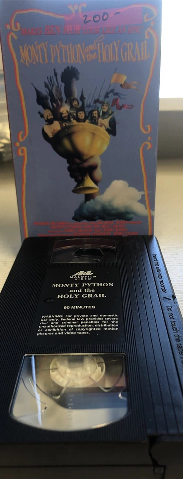 Monty Python and the Holy Grail (1974) Vhs ~ Python Pictures | Michael White - Image 4 of 4