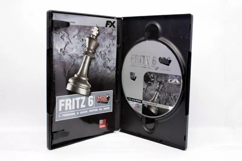 FRITZ 6 + PLAY CHESS ONLINE CHESSBASE PC USATO PAL ITALIANO FR1