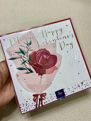 Papyrus NIQUEA.D Foil Mom Happy Valentine s Day Foil Card (roses Bouquet)