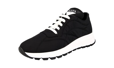 PRADA Nylon PRAX Sneaker - 1E245L - Schwarz / Weiss - NEU -  36 36,5