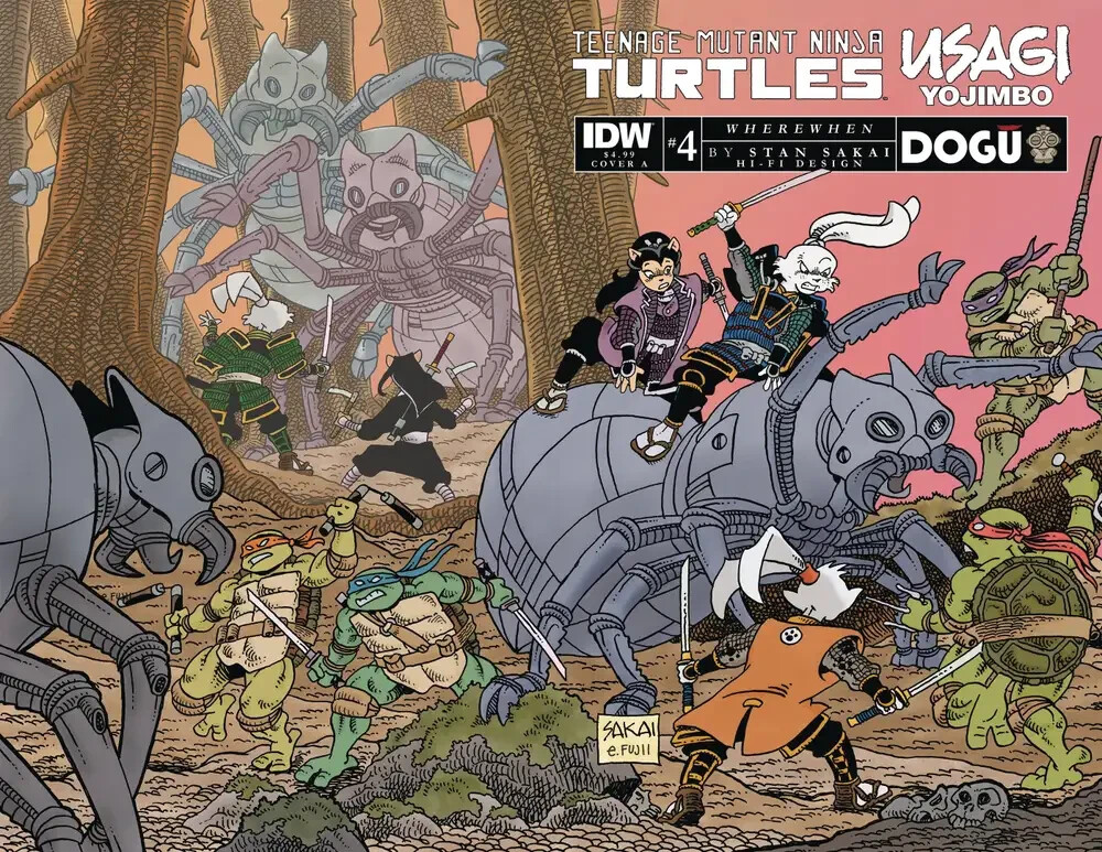 TEENAGE MUTANT NINJA TURTLES/USAGI YOJIMBO: WHEREWHEN #4 (STAN