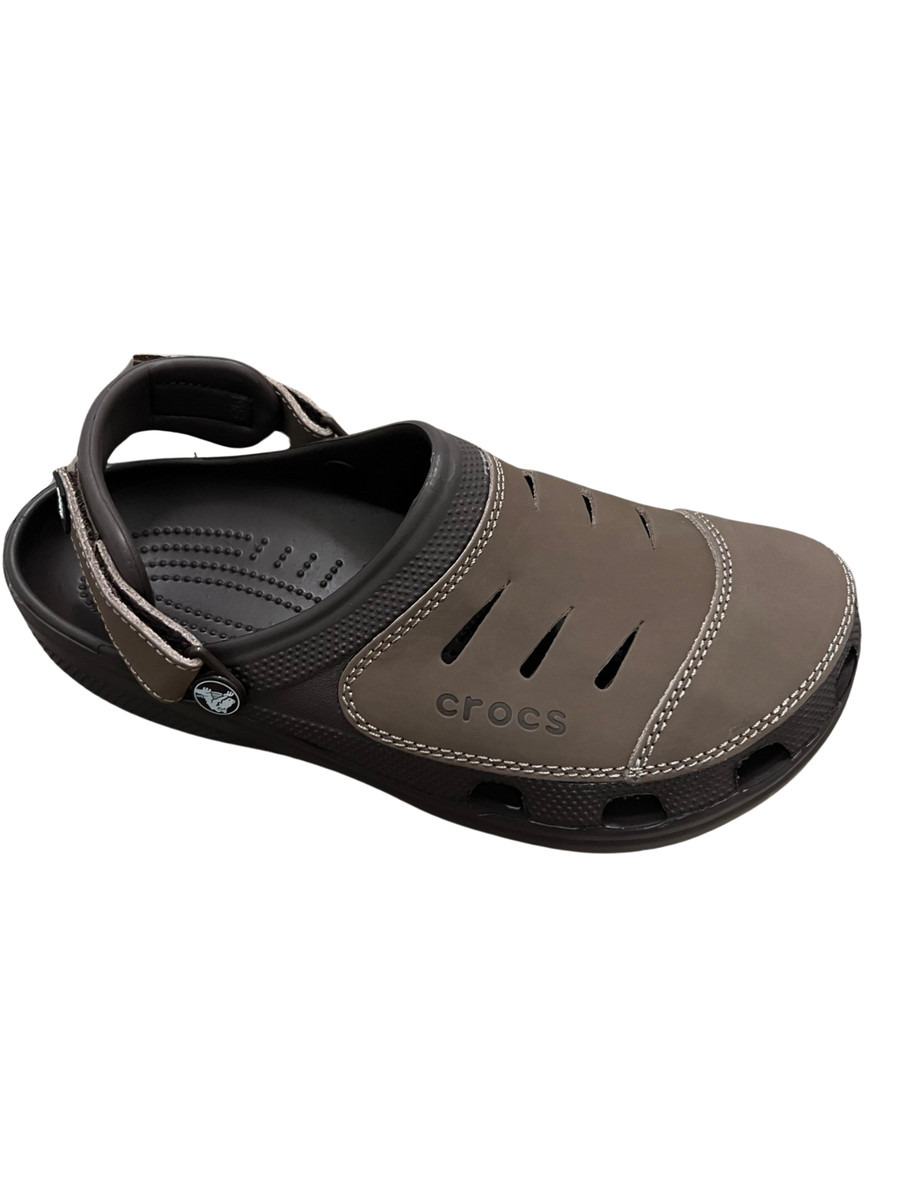 ボゴタ クロッグ メン Men's Bogota Clog / crocs サン CROCS Bogota Clogs Leather Slip On Roomy Fit Shoes Ankle Strap