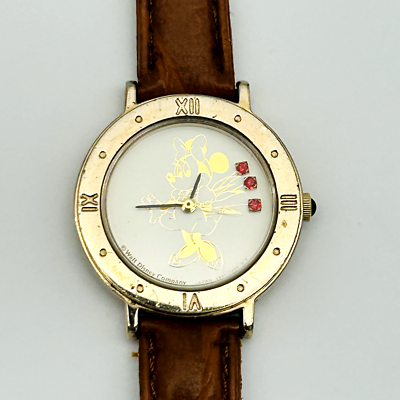 VINTAGE Alba Watch Womens Disney Mickey Minnie Mouse Seiko JAPAN