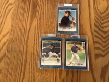 2002 Bowman Uncirculated  #392 Henry Pichardo #405 Ryan Doumit # 424 Napoleon Ca