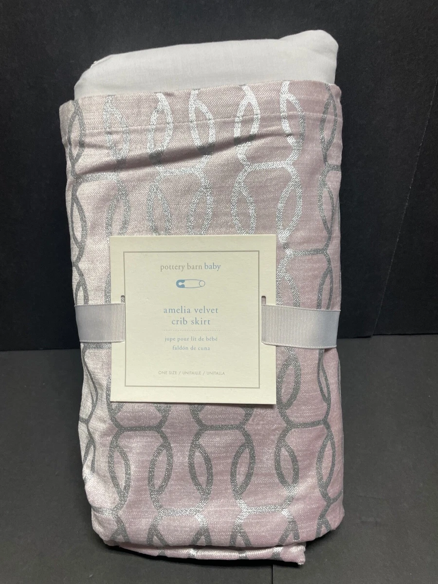 Velvet 2025 crib skirt