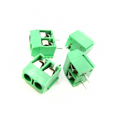  100 STCK. Grün KF301-2P 2 Pin Steckschraube Klemme Block Stecker 5,08 mm 