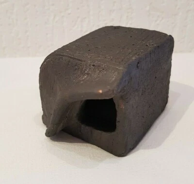 MARKENLOS B-Ware Dendrobaten Hütte Ecke Gr. M mit Legeschale Terrarien Dendro Frösche Deko