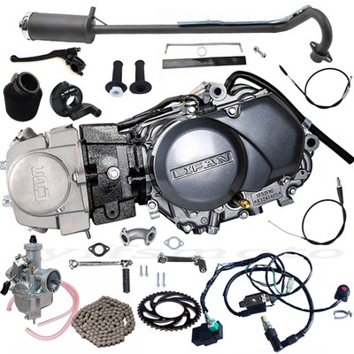 Lifan 125cc Engine Motor Complete Kit for CRF70 CRF50 70 XR70 Z50 XL70 ST70 CT90