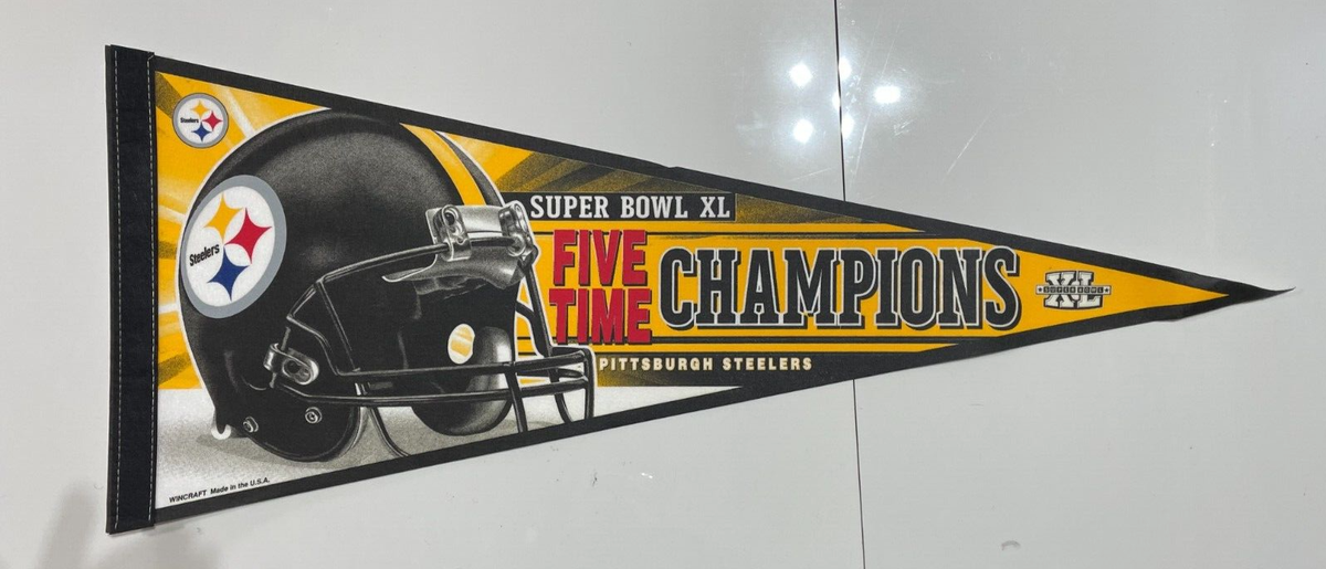 PITTSBURGH STEELERS 5 TIME CHAMP NFL FOOTBALL COLLECTORS VINTAGE