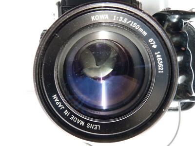 VINTAGE KOWA SIX Medium Form. F.Camera,GRIP and PRISM FINDER+150