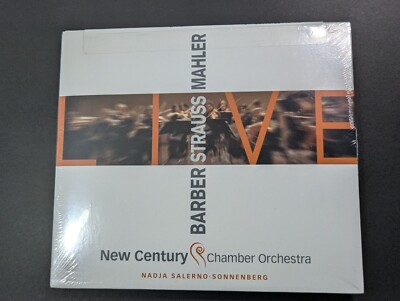 NEW Live: Strauss Barber & Mahler Audio CD New Century Chamber Orchestra Nadja